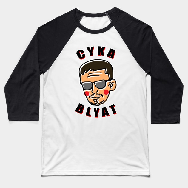 Rush B Cyka Blyat | v1 Baseball T-Shirt by muupandy